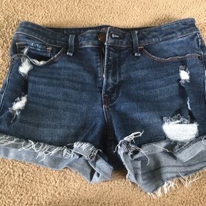 Distressed Abercrombie and Fitch shorts
